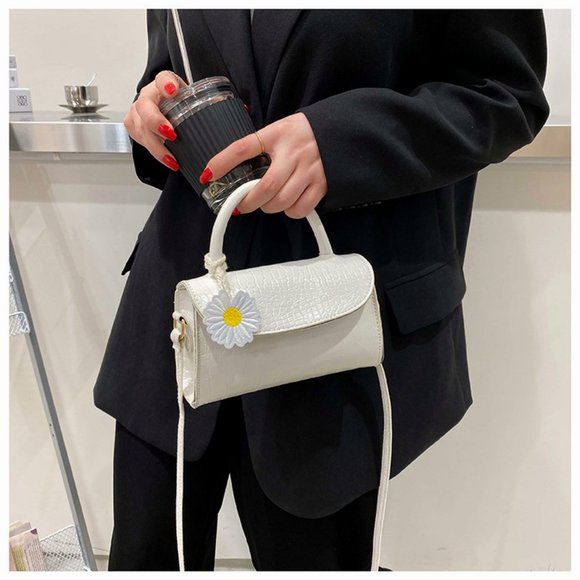 Crocodile pattern small bag new simple single shoulder bag - Picture 8 of 12